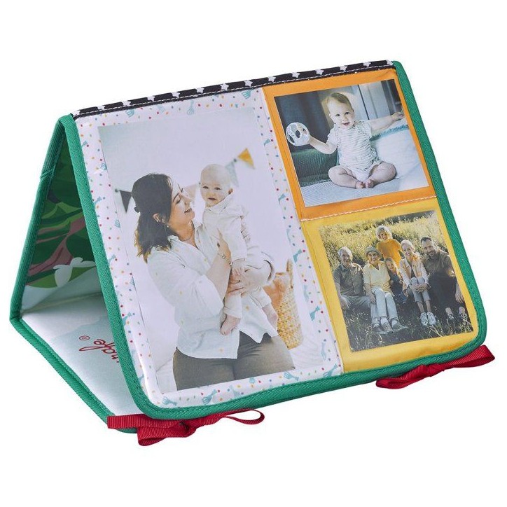 Livre d'éveil - SOPHIE LA GIRAFE - Livre Chevalet a déplier - 3 positions jeu - Miroir - Activités sensorielles Livre d'éveil - SOPHIE LA GIRAFE - Livre Chevalet a déplier - 3 positions jeu - Miroir - Activités sensorielles