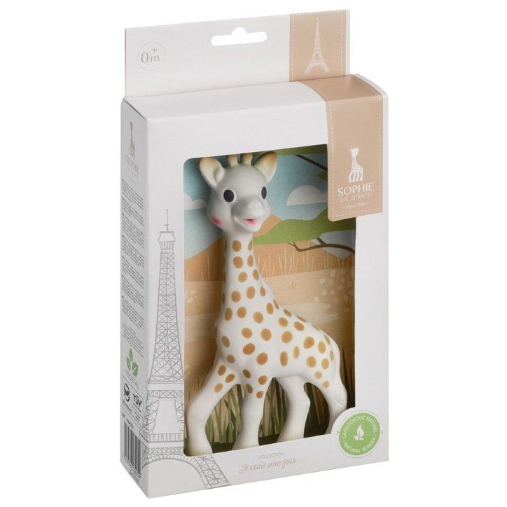 Jouet d'éveil - SOPHIE LA GIRAFE - Caoutchouc naturel - Sifflet - Multi-sens Jouet d'éveil - SOPHIE LA GIRAFE - Caoutchouc naturel - Sifflet - Multi-sens