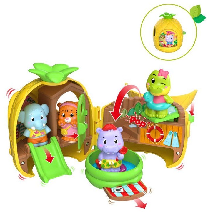 Jouet Klorofil - SOPHIE LA GIRAFE - Anana'Splash Pocket - Piscine pop-up - Toboggan - Accessoires Jouet Klorofil - SOPHIE LA GIRAFE - Anana'Splash Pocket - Piscine pop-up - Toboggan - Accessoires