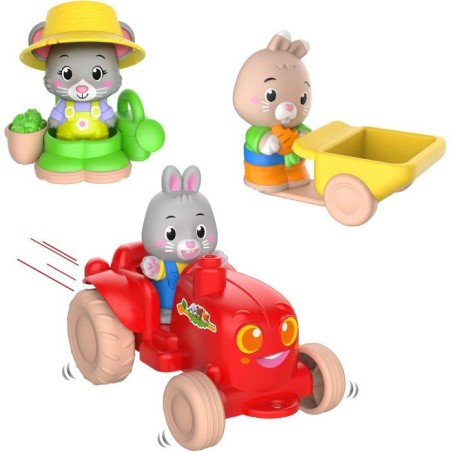 Set d'accessoires - SOPHIE LA GIRAFE - Jardinier - Tracteur - Brouette