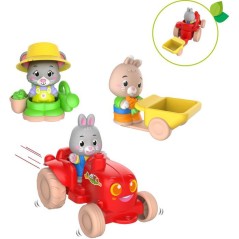 Set d'accessoires - SOPHIE LA GIRAFE - Jardinier - Tracteur - Brouette