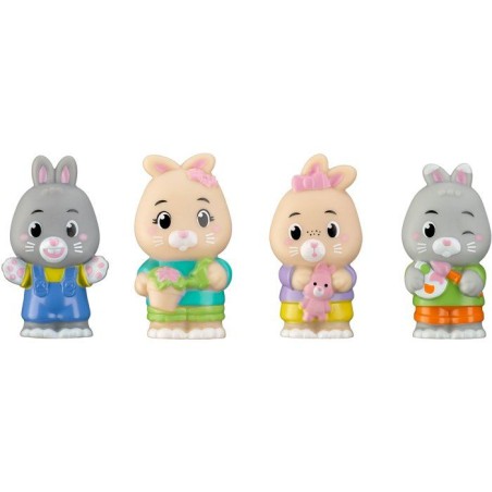 Lot 4 personnages - SOPHIE LA GIRAFE - Figurines Klorofil - Famille La