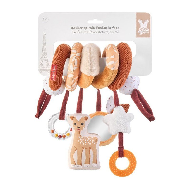 Boulier spirale - SOPHIE LA GIRAFE - Fanfan le Faon - 100% textile - M