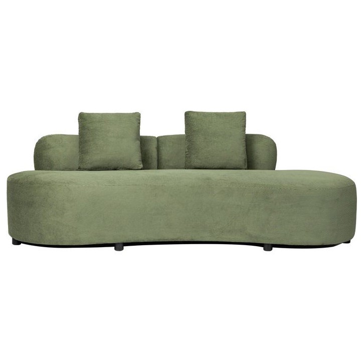 Canapé fixe - 4 places - SOPHIE - Tissu Vert - 232 x 94 x 70 cm Canapé fixe - 4 places - SOPHIE - Tissu Vert - 232 x 94 x 70 cm