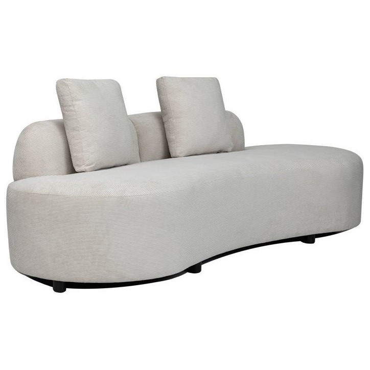 Canapé fixe - 4 places - SOPHIE - Tissu Beige - 232 x 94 x 70 cm Canapé fixe - 4 places - SOPHIE - Tissu Beige - 232 x 94 x 70 cm