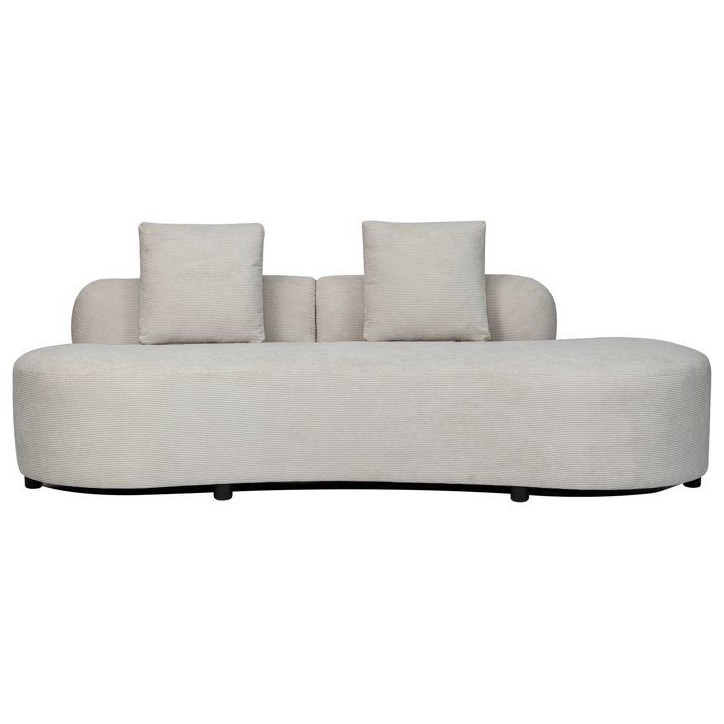 Canapé fixe - 4 places - SOPHIE - Tissu Beige - 232 x 94 x 70 cm Canapé fixe - 4 places - SOPHIE - Tissu Beige - 232 x 94 x 70 cm