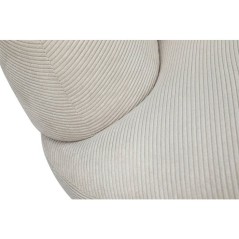 Canapé fixe - 4 places - SOPHIE - Tissu Beige - 232 x 94 x 70 cm