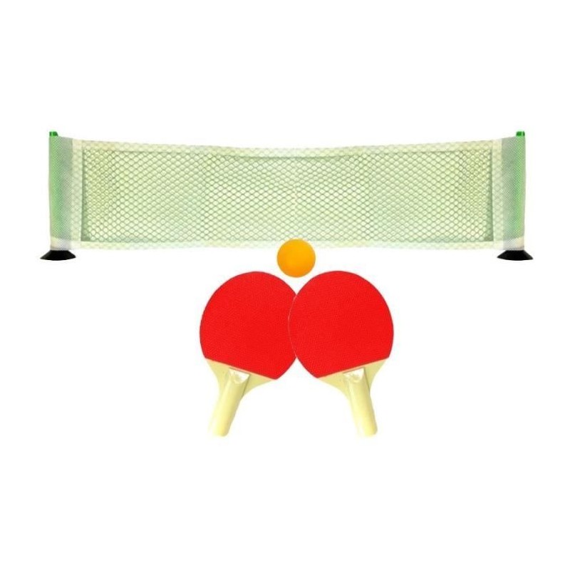 Mini Set de tennis de table - SPACE COURT - 2 mini raquettes + 1 balle
