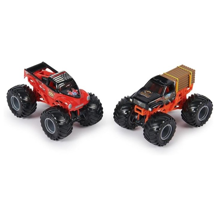 Véhicule die-cast - Spin Master - Monster Jam - 1:64 - Pack de 2 - Mixte - 3 ans et plus Véhicule die-cast - Spin Master - Monster Jam - 1:64 - Pack de 2 - Mixte - 3 ans et plus