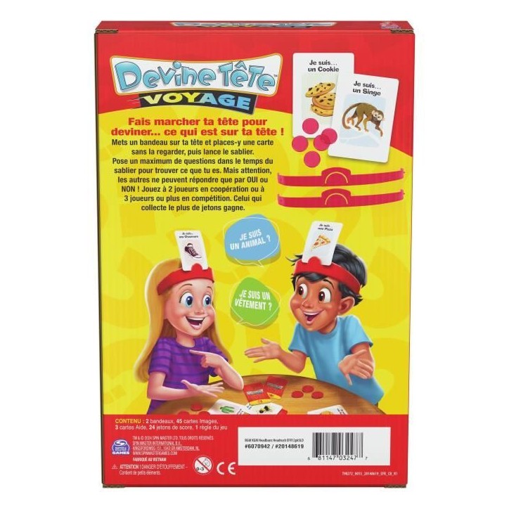 Devine tete Voyage - Jeu de société famille - des 6 ans