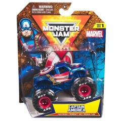 SPINMASTER Monster Jam - Véhicule Marvel Monster Truck die cast - Rou