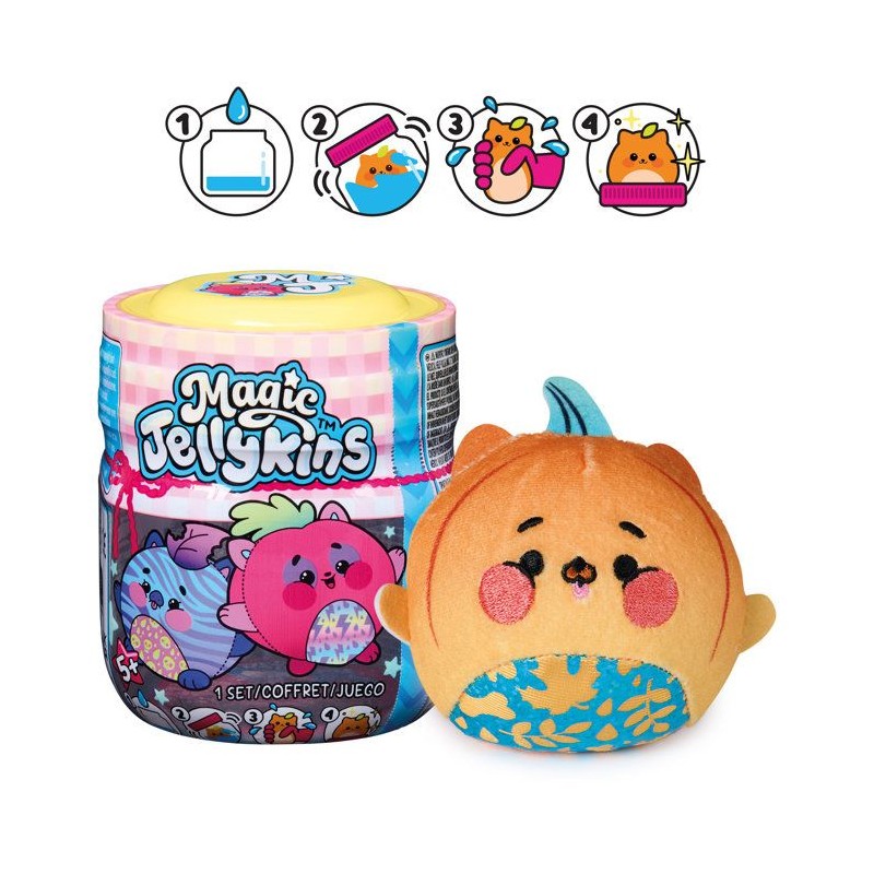 Magic Jellyskins - Pack de 1 - Peluche Surprise a collectionner - Mode