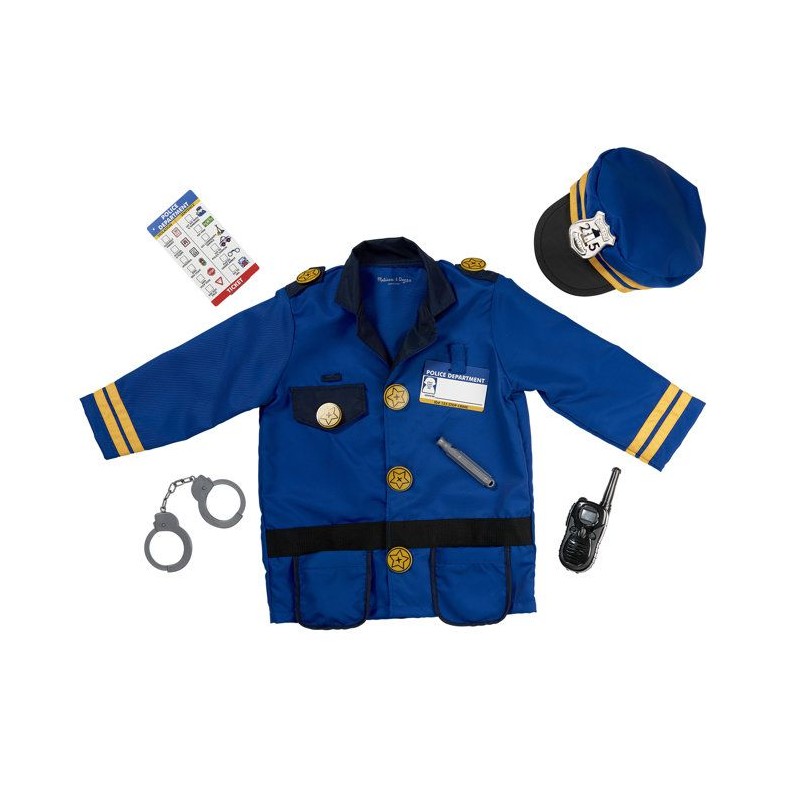 PACK POLICIER COSTUME + ACCESSOIRES Melissa & Doug
