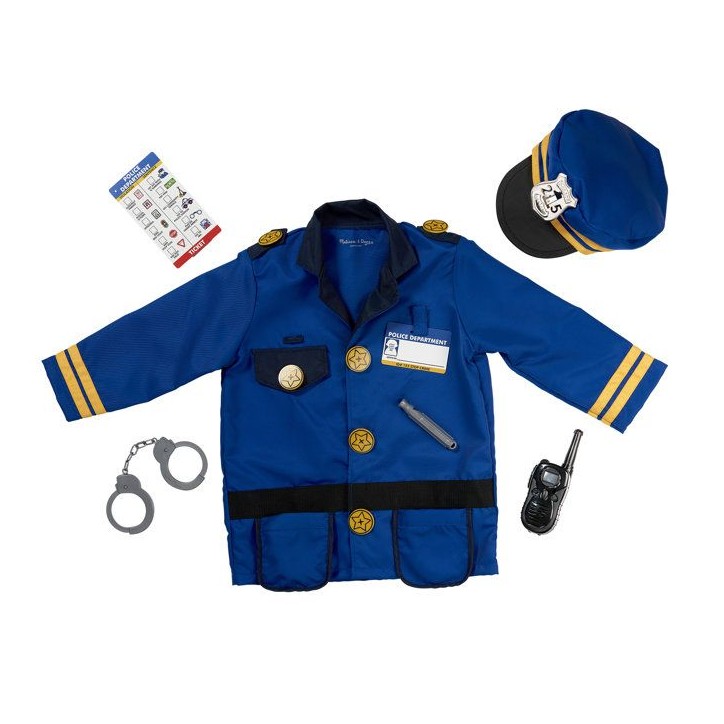 PACK POLICIER COSTUME + ACCESSOIRES Melissa & Doug PACK POLICIER COSTUME + ACCESSOIRES Melissa & Doug