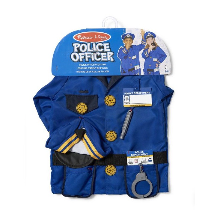 PACK POLICIER COSTUME + ACCESSOIRES Melissa & Doug PACK POLICIER COSTUME + ACCESSOIRES Melissa & Doug