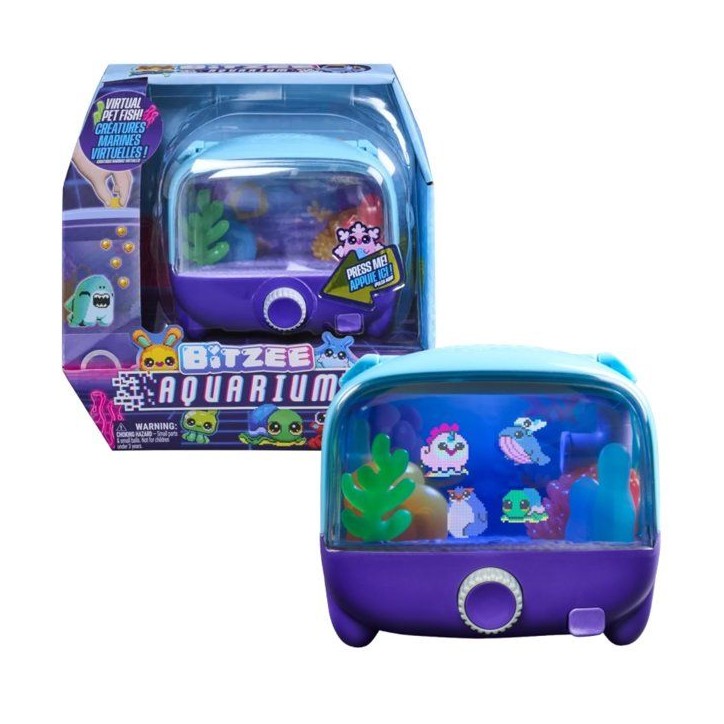 Bitzee Aquarium - SPINMASTER - Aquarium interactif 30 poissons a collectionner - A Partir De 5 Ans