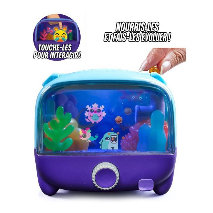 Bitzee Aquarium - SPINMASTER - Aquarium interactif 30 poissons a collectionner - A Partir De 5 Ans