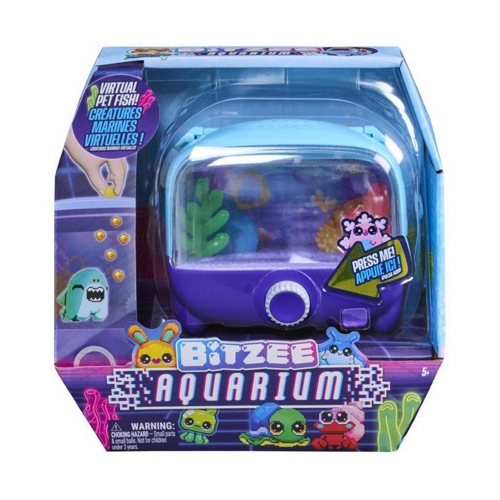 Bitzee Aquarium - SPINMASTER - Aquarium interactif 30 poissons a collectionner - A Partir De 5 Ans