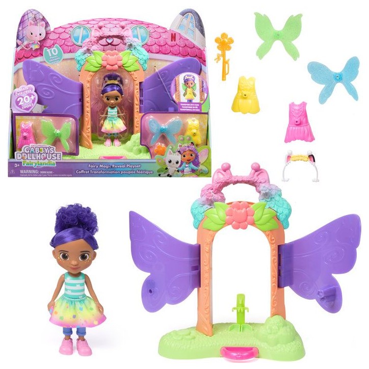 Playset transformation poupée - Fairylandia - des 3 ans - Gabby et la Maison Magique Playset transformation poupée - Fairylandia - des 3 ans - Gabby et la Maison Magique