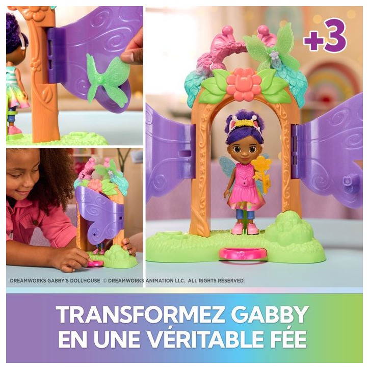 Playset transformation poupée - Fairylandia - des 3 ans - Gabby et la Maison Magique Playset transformation poupée - Fairylandia - des 3 ans - Gabby et la Maison Magique
