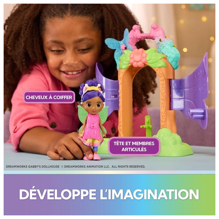 Playset transformation poupée - Fairylandia - des 3 ans - Gabby et la Maison Magique Playset transformation poupée - Fairylandia - des 3 ans - Gabby et la Maison Magique
