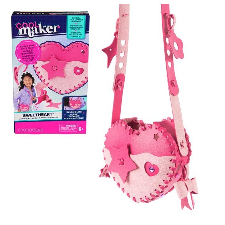 Cool Maker - Sac Sweetheart - Kit a fabriquer soi-meme - a partir de 6 ans - Spin Master Cool Maker - Sac Sweetheart - Kit a fabriquer soi-meme - a partir de 6 ans - Spin Master