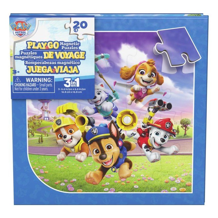 Livres de voyage - Modele aléatoire - 3 puzzles magnétiques -Pat'Patrouille ou Gabby et la Maison Magique ou Dora Livres de voyage - Modele aléatoire - 3 puzzles magnétiques -Pat'Patrouille ou Gabby et la Maison Magique ou Dora