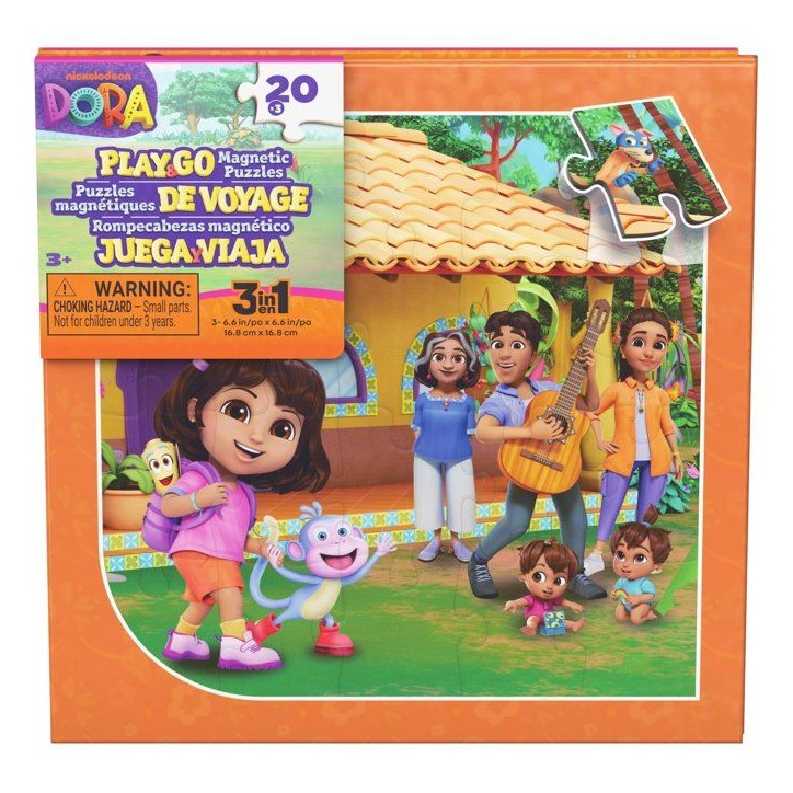 Livres de voyage - Modele aléatoire - 3 puzzles magnétiques -Pat'Patrouille ou Gabby et la Maison Magique ou Dora Livres de voyage - Modele aléatoire - 3 puzzles magnétiques -Pat'Patrouille ou Gabby et la Maison Magique ou Dora