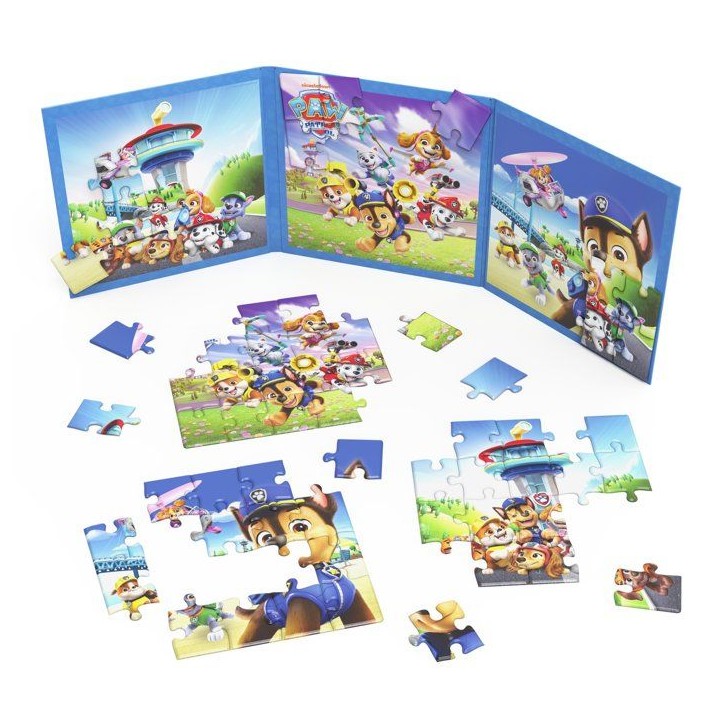 Livres de voyage - Modele aléatoire - 3 puzzles magnétiques -Pat'Patrouille ou Gabby et la Maison Magique ou Dora Livres de voyage - Modele aléatoire - 3 puzzles magnétiques -Pat'Patrouille ou Gabby et la Maison Magique ou Dora