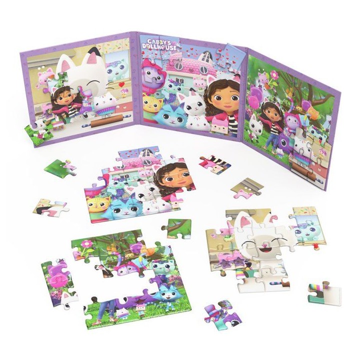 Livres de voyage - Modele aléatoire - 3 puzzles magnétiques -Pat'Patrouille ou Gabby et la Maison Magique ou Dora Livres de voyage - Modele aléatoire - 3 puzzles magnétiques -Pat'Patrouille ou Gabby et la Maison Magique ou Dora