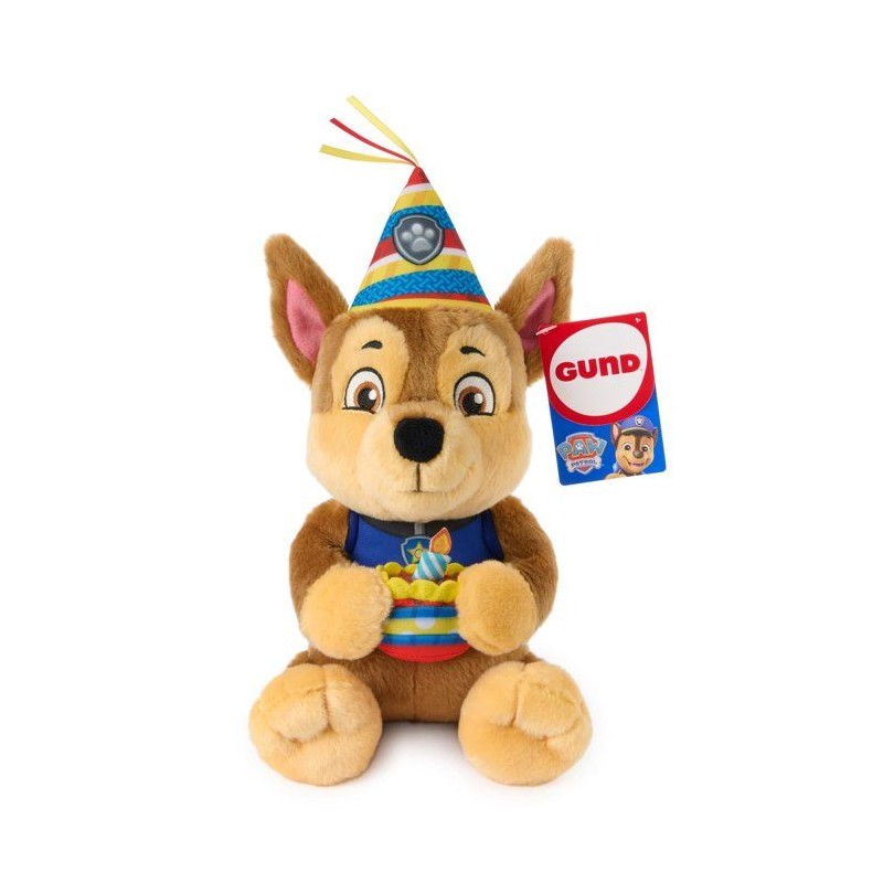 Peluche câlins - Anniversaire Chase - 25cm - La Pat'Patrouille - Gund