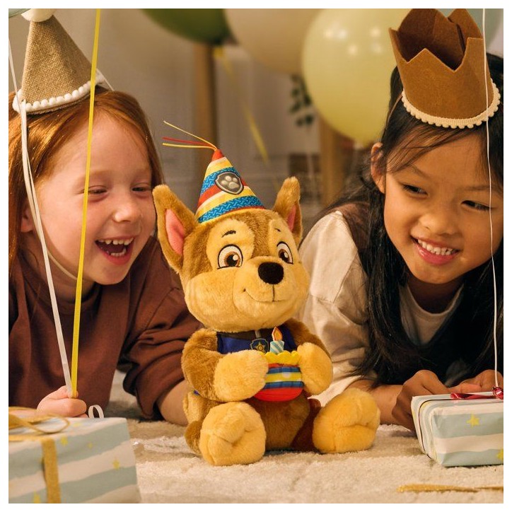 Peluche câlins - Anniversaire Chase - 25cm - La Pat'Patrouille - Gund Peluche câlins - Anniversaire Chase - 25cm - La Pat'Patrouille - Gund
