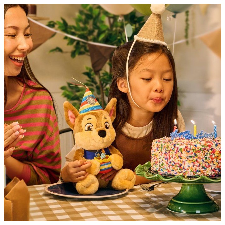 Peluche câlins - Anniversaire Chase - 25cm - La Pat'Patrouille - Gund Peluche câlins - Anniversaire Chase - 25cm - La Pat'Patrouille - Gund