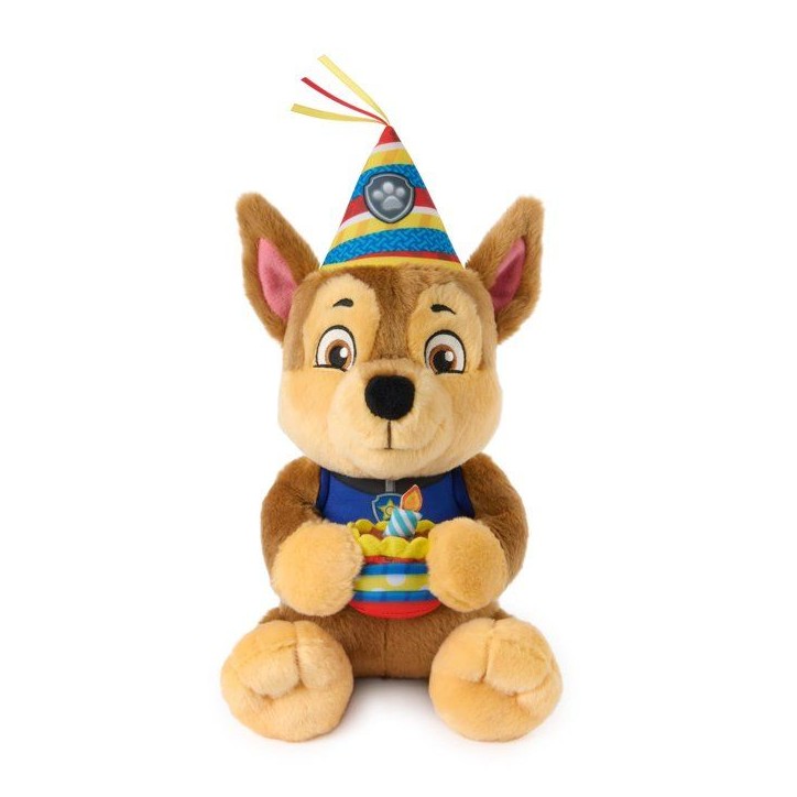 Peluche câlins - Anniversaire Chase - 25cm - La Pat'Patrouille - Gund Peluche câlins - Anniversaire Chase - 25cm - La Pat'Patrouille - Gund