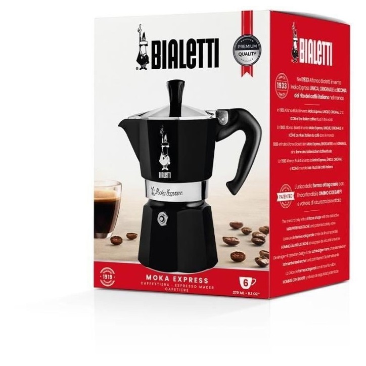 Cafetiere italienne - BIALETTI - RAINBOW - 6 tasses - 0,30 L - Vert Cafetiere italienne - BIALETTI - RAINBOW - 6 tasses - 0,30 L - Vert