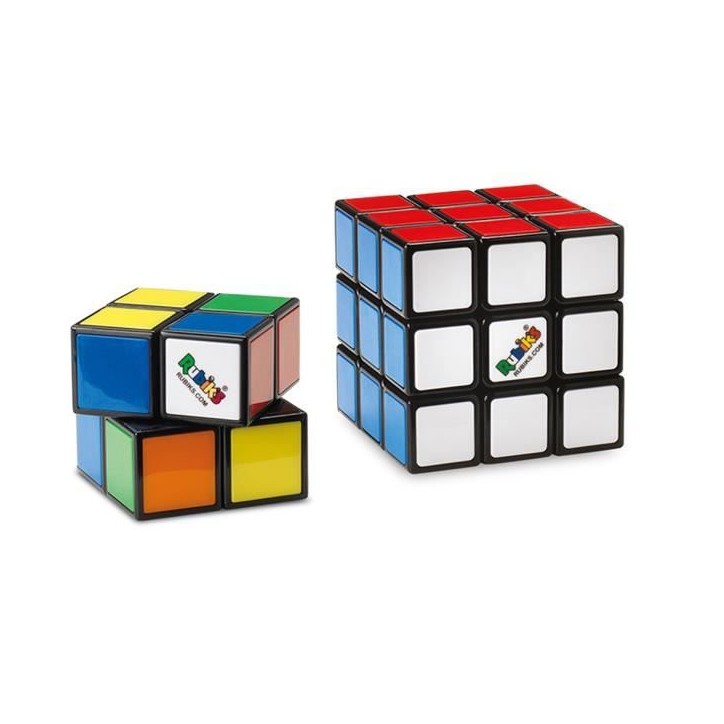 Coffret Rubik's Cube Duo 3x3 + 2x2 - RUBIK'S - Jeu casse-tete pour enfants et adultes Coffret Rubik's Cube Duo 3x3 + 2x2 - RUBIK'S - Jeu casse-tete pour enfants et adultes