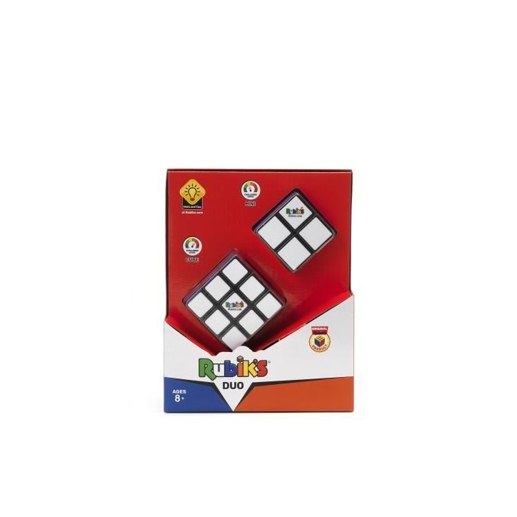 Coffret Rubik's Cube Duo 3x3 + 2x2 - RUBIK'S - Jeu casse-tete pour enfants et adultes Coffret Rubik's Cube Duo 3x3 + 2x2 - RUBIK'S - Jeu casse-tete pour enfants et adultes