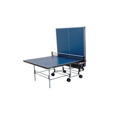 Table tennis de table - SPONETA - S3-47i - Pliable - Usage intérieur - Filet fixe ajustable + de supports latéraux - Gris et b