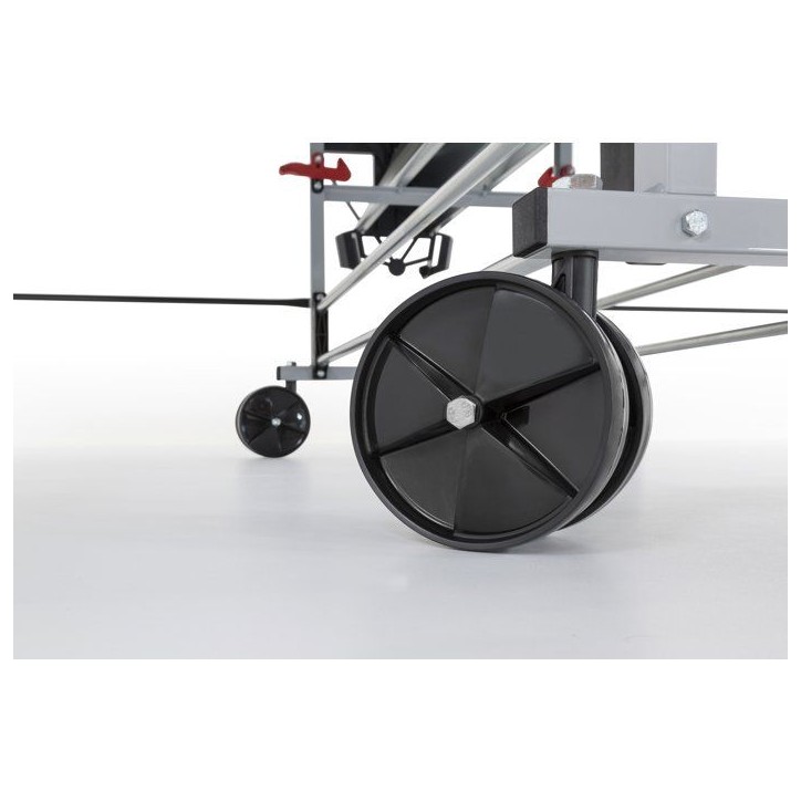 Table tennis de table - SPONETA - S3-46 e - Pliable - Usage extérieur - Filet + rangements + 4 roues doubles pivotantes - Gris/ Table tennis de table - SPONETA - S3-46 e - Pliable - Usage extérieur - Filet + rangements + 4 roues doubles pivotantes - Gris/