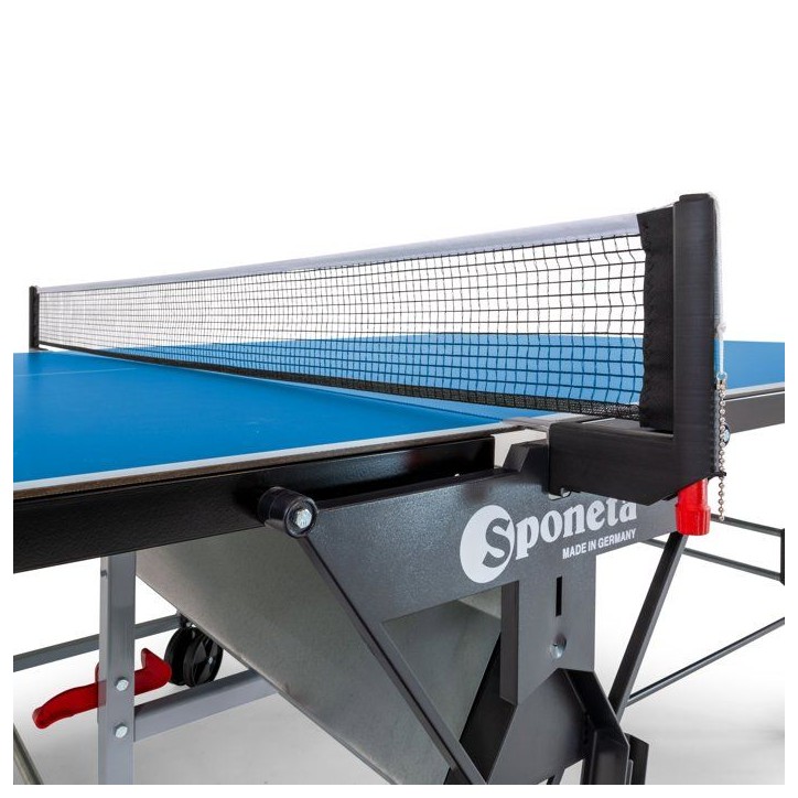 Table tennis de table - SPONETA - S3-47 e - Pliable - Usage extérieur - Demi-plateau relevable - Gris et bleu Table tennis de table - SPONETA - S3-47 e - Pliable - Usage extérieur - Demi-plateau relevable - Gris et bleu