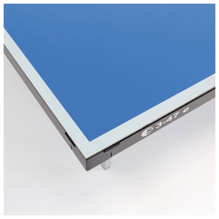 Table tennis de table - SPONETA - S3-47 e - Pliable - Usage extérieur - Demi-plateau relevable - Gris et bleu Table tennis de table - SPONETA - S3-47 e - Pliable - Usage extérieur - Demi-plateau relevable - Gris et bleu
