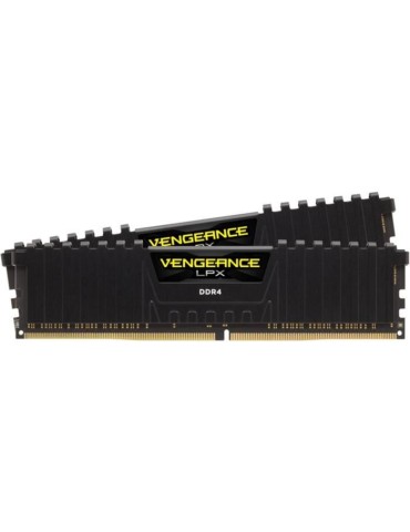 Mémoire RAM - CORSAIR - Vengeance LPX DDR4 - 16GB 2x8GB DIMM - 2666 MHz - 1.20V - Noir (CMK16GX4M2A2666C)