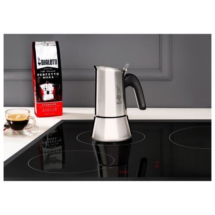 Cafetiere Italienne - BIALETTI - 0007255/CNNP - Acier Cafetiere Italienne - BIALETTI - 0007255/CNNP - Acier