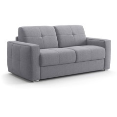 Canapé convertible express - 3 places - SQUARE - Tissu Gris clair - 2