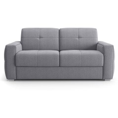 Canapé convertible express - 3 places - SQUARE - Tissu Gris clair - 2