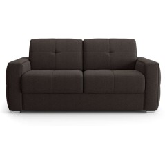 Canapé convertible express - 3 places - SQUARE - Tissu Gris anthracit