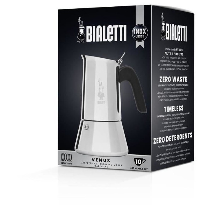 Cafetiere Italienne - BIALETTI - 0007255/CNNP - Acier Cafetiere Italienne - BIALETTI - 0007255/CNNP - Acier