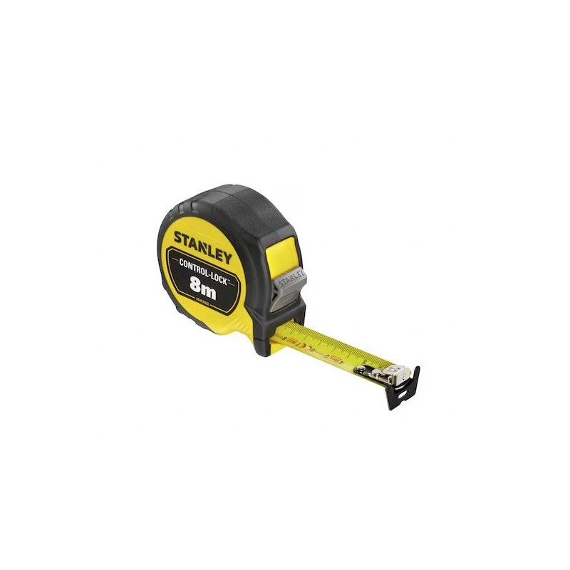 Mesure 8M X 25MM double marquage STANLEY MAGNÉTIQUE CONTROL-LOCK™ -