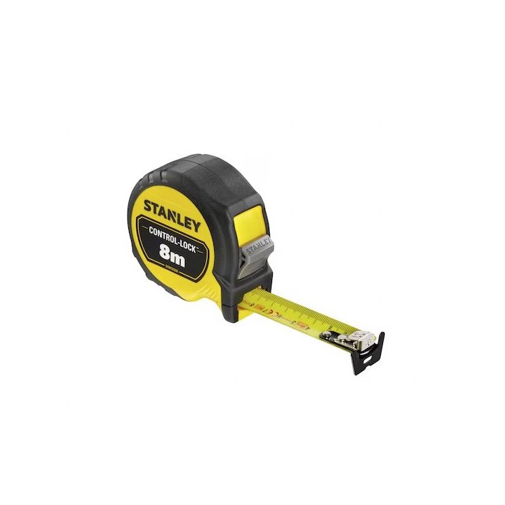 Mesure 8M X 25MM double marquage STANLEY MAGNÉTIQUE CONTROL-LOCK™ - STHT37232-0