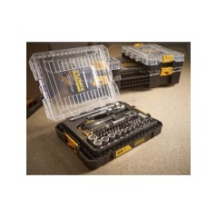 COFFRET DE DOUILLES STAKBOX M - ¼'' STANLEY JEU DE 48 PCS - FATMAX -